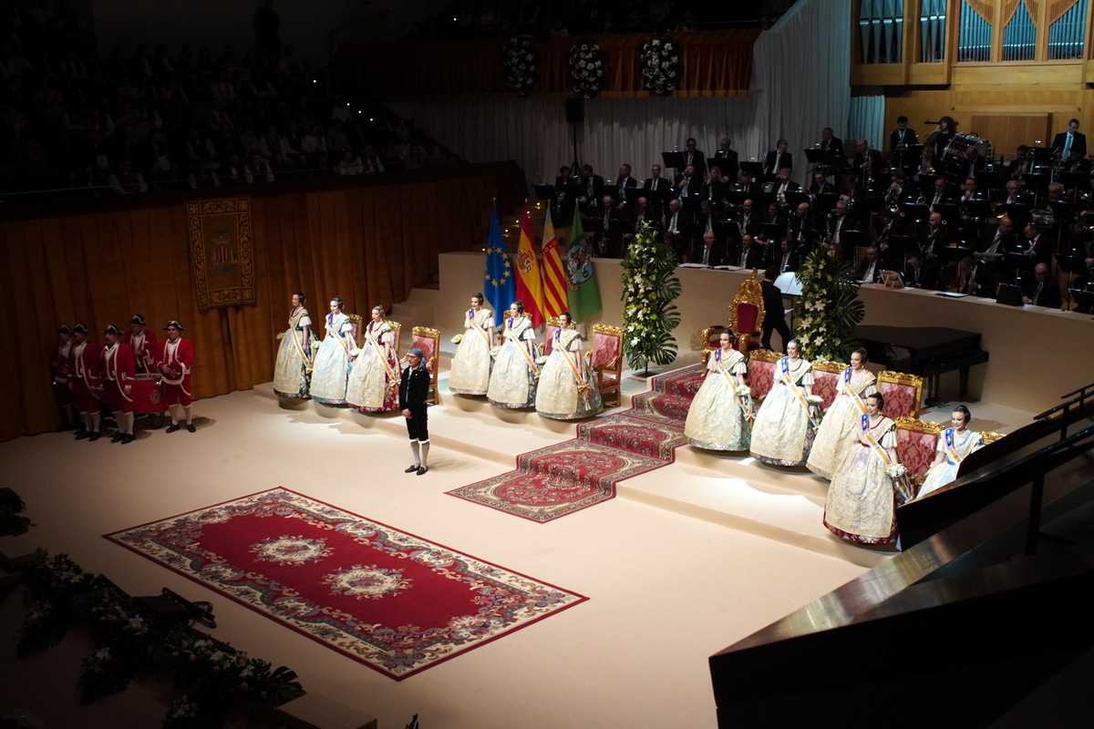 Exaltación de María Estela Arlandis como Fallera Mayor de Valencia 2024